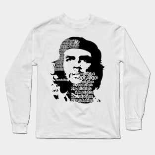 Che guevara typography Long Sleeve T-Shirt